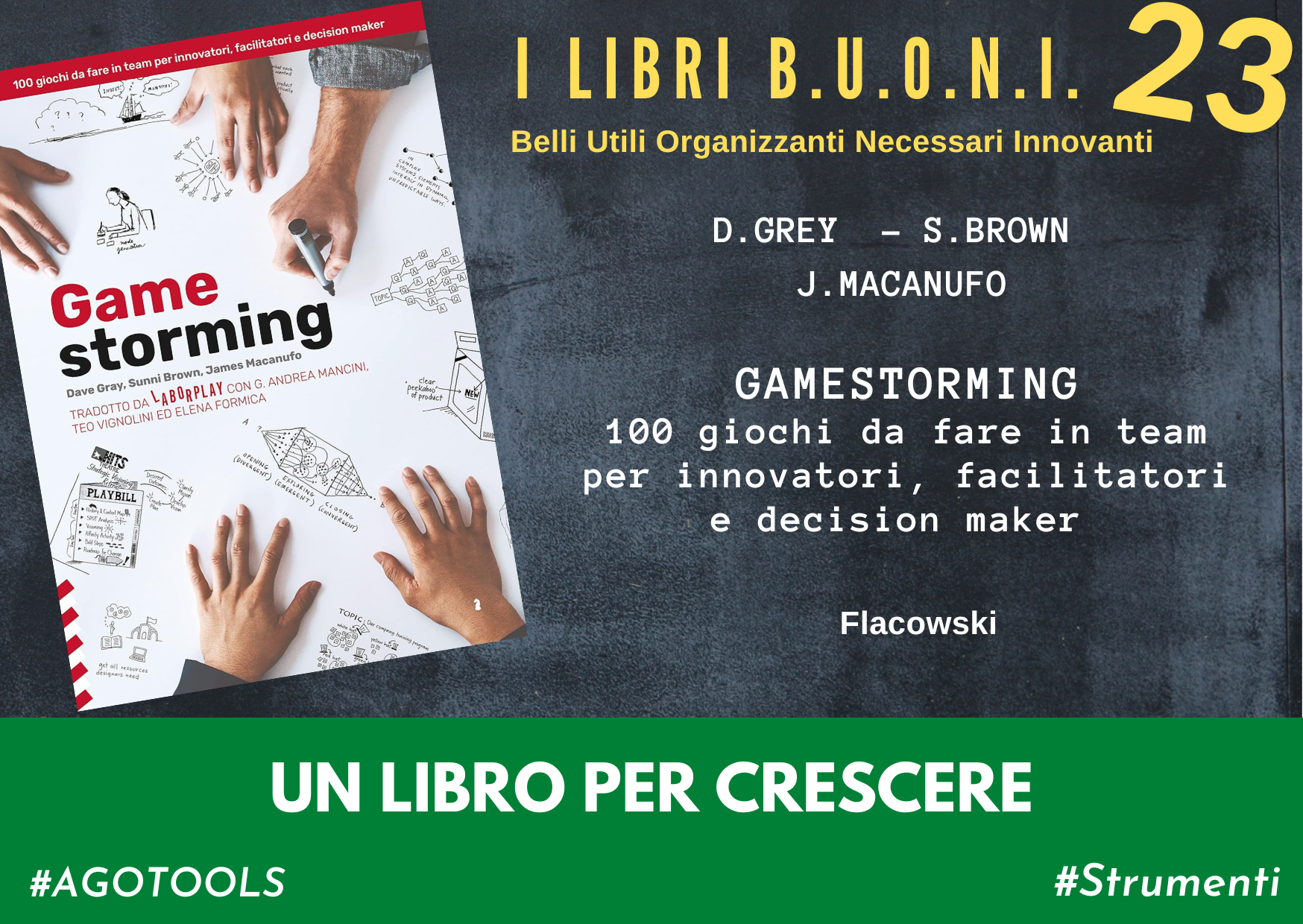 copertina del libro recensito nell'articolo: gamestorming